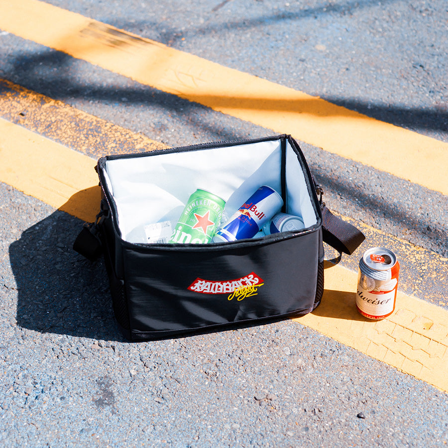 HAIGHT RAIDBACK COOLER BAG ft.CASPER ブラック 使用イメージ