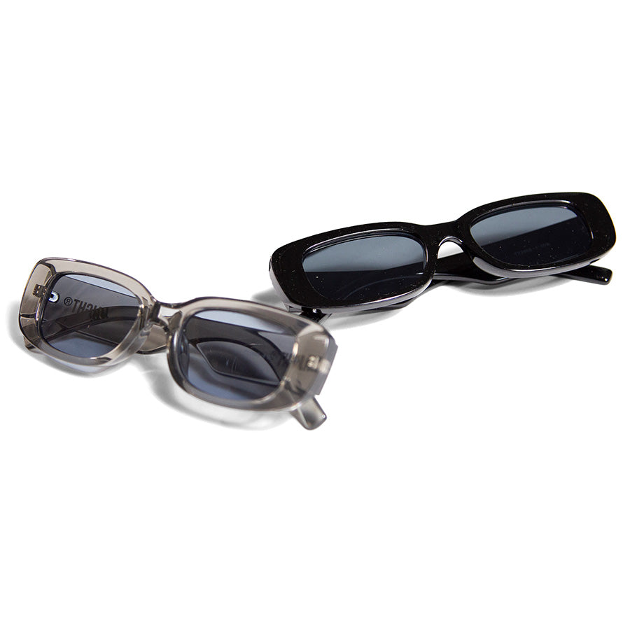 HAIGHT BLOCK FRAME SUNGLASSES サングラス ブラック クリアグレー 2カラー HTAW-267008