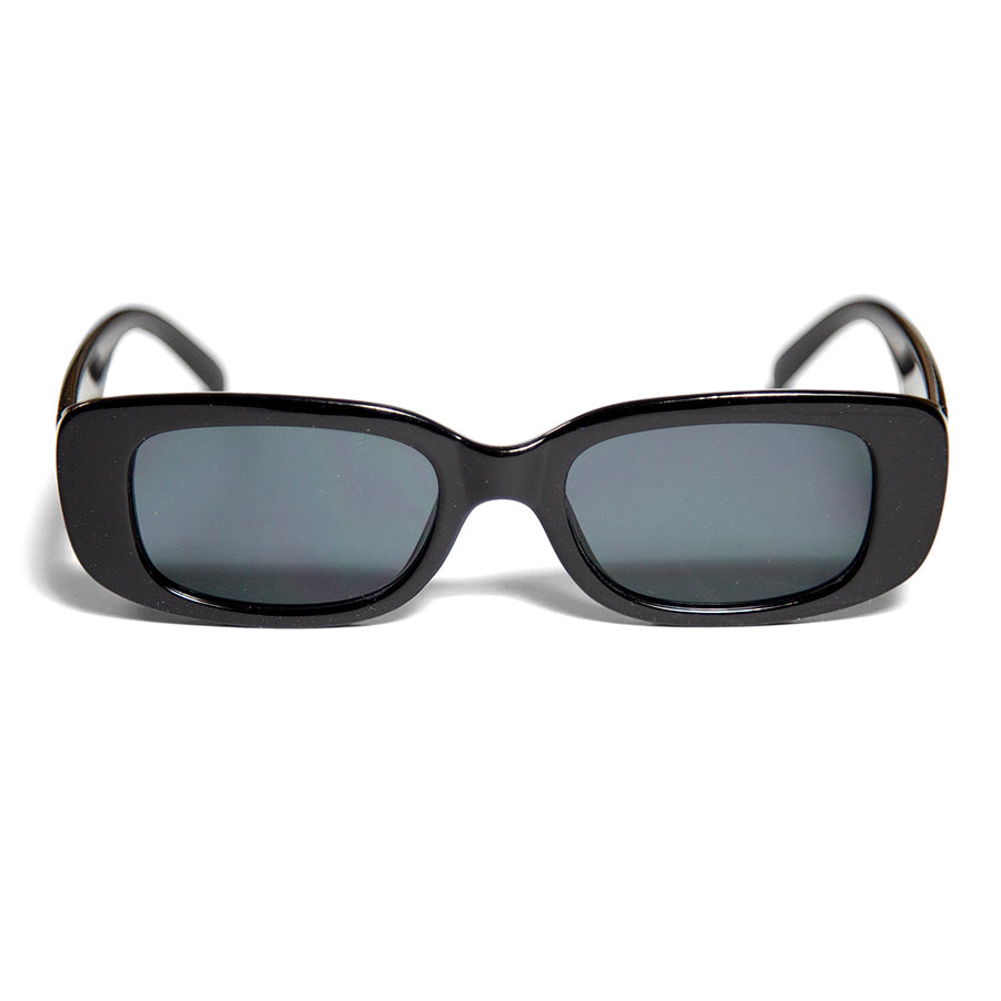 HAIGHT BLOCK FRAME SUNGLASSES サングラス ブラック 正面 平置き HTAW-267008