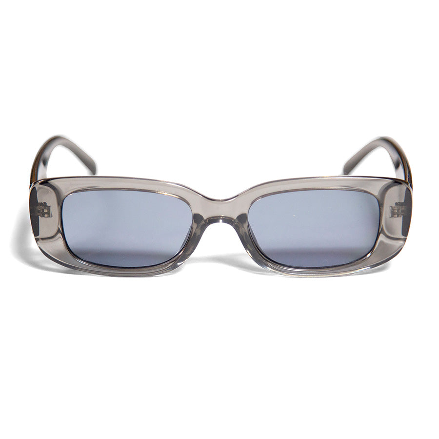HAIGHT BLOCK FRAME SUNGLASSES サングラス クリアグレー 正面 平置き HTAW-267008