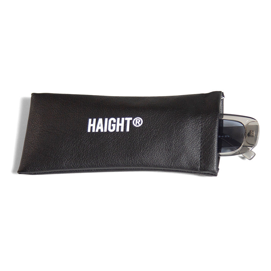 HAIGHT BLOCK FRAME SUNGLASSES サングラス クリアグレー 付属収納ケース HTAW-267008