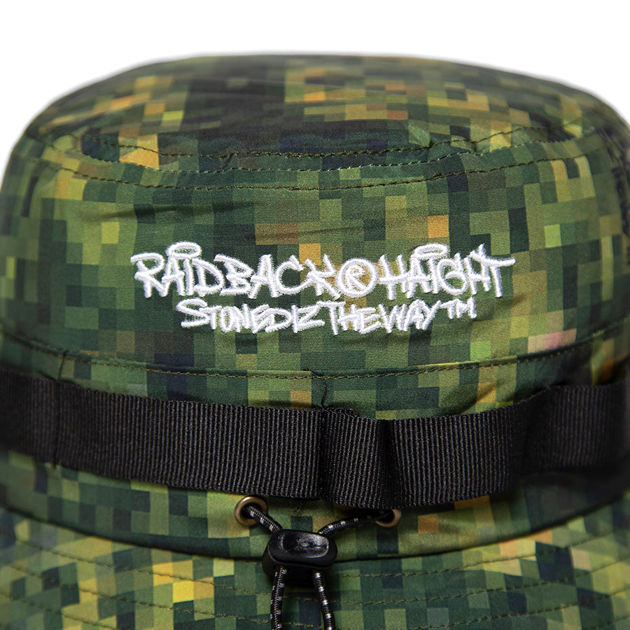 HAIGHT RAIDBACK JUNGLE HAT ft.CASPER カモ アジャスターディテール