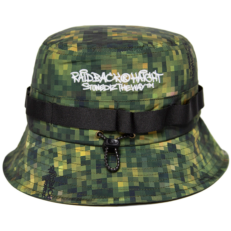 HAIGHT RAIDBACK JUNGLE HAT ft.CASPER カモ 背面デザイン