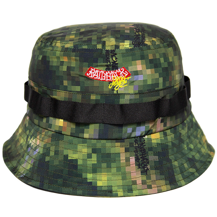 HAIGHT RAIDBACK JUNGLE HAT ft.CASPER カモ 正面デザイン
