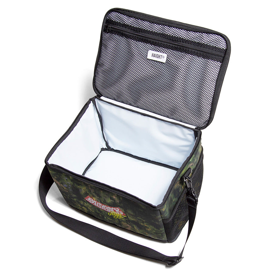 HAIGHT RAIDBACK COOLER BAG ft.CASPER カモ フタ開放時デザイン