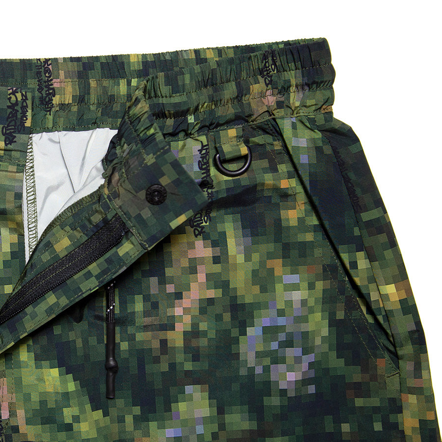 HAIGHT RAIDBACK CARGO SHORTS カモ ウエストリングディテール