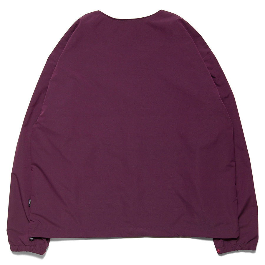 HAIGHT カーディガン バーガンディー 背面