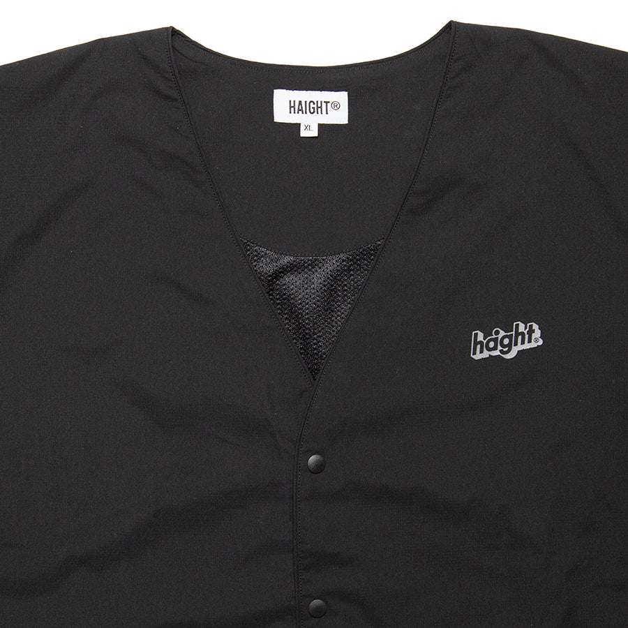 HAIGHT カーディガン 上部ディテール ブラック