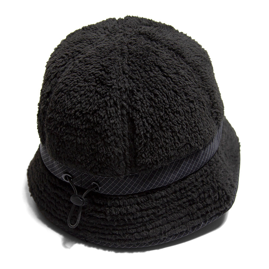 HAIGHT CORAL FLEECE BALL HAT ハット ブラック 背面 平置き HTAW-266004