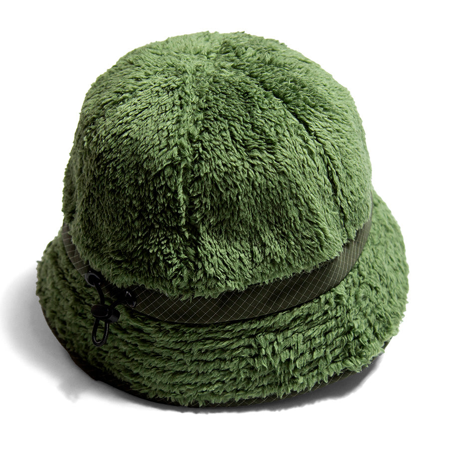 HAIGHT CORAL FLEECE BALL HAT ハット オリーブ 背面 平置き HTAW-266004