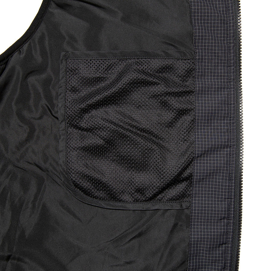 HAIGHT CORAL FLEECE VEST フリースベスト ブラック 内側ポケット HTAW-262007