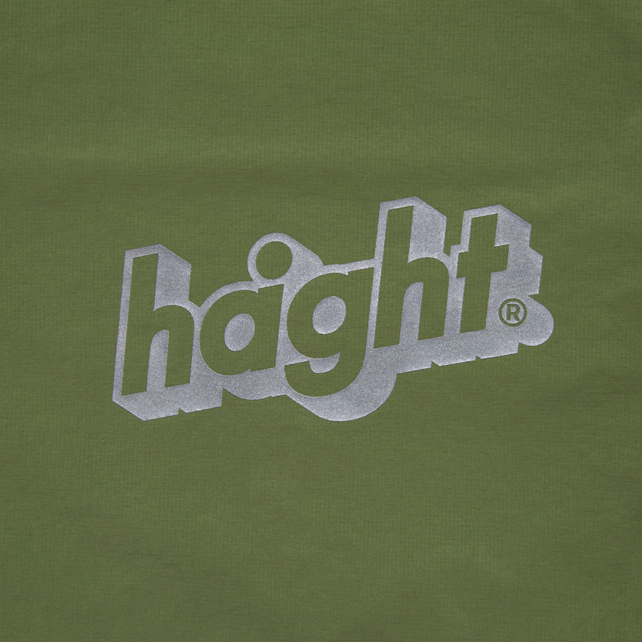 HAIGHT CORE LOGO KNAPSACK オリーブ ロゴアップ