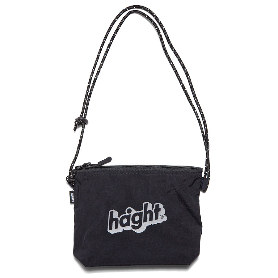 HAIGHT CORE LOGO SACOCHE ブラック 正面
