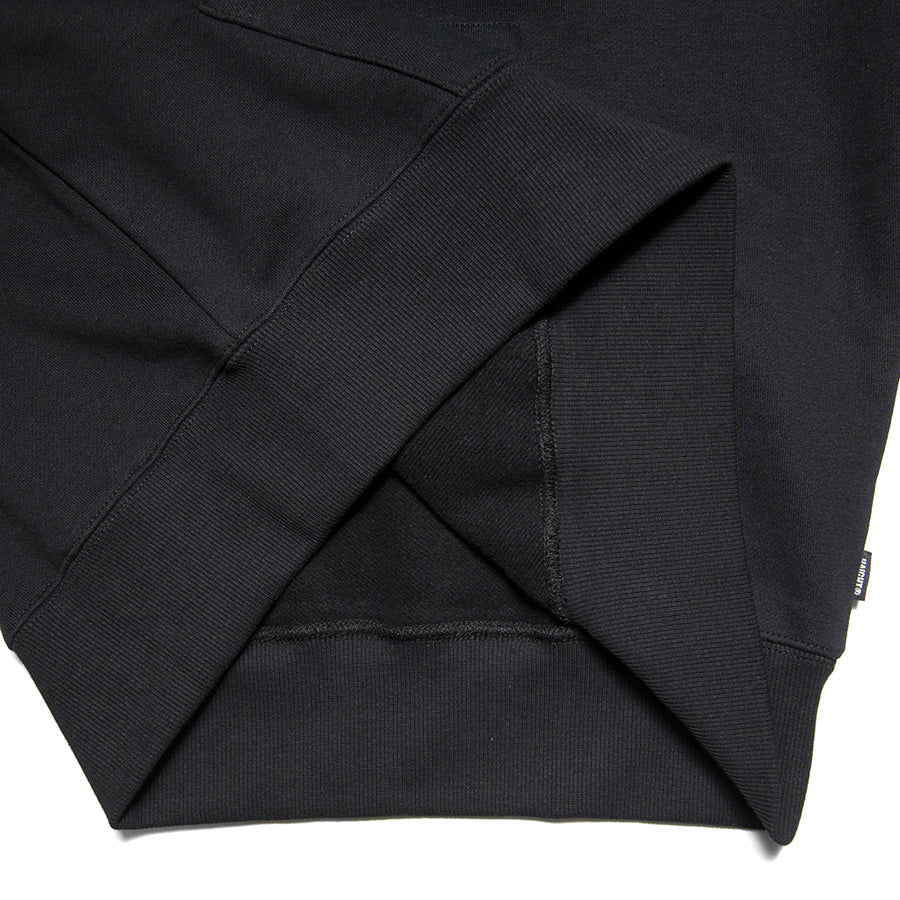 HAIGHT CORE LOGO SWEAT HOODIE スウェットパーカー ブラック 裏地詳細 HTAW-263004