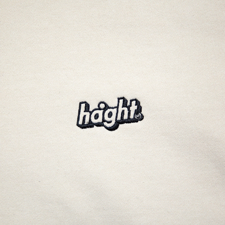 HAIGHT CORE LOGO SWEAT HOODIE スウェットパーカー ナチュラル ワンポイントロゴ刺繍 HTAW-263004