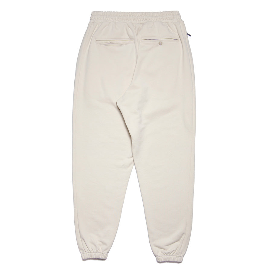 HAIGHT CORE LOGO SWEAT PANTS スウェットパンツ ナチュラル 背面 平置き HTAW-265007