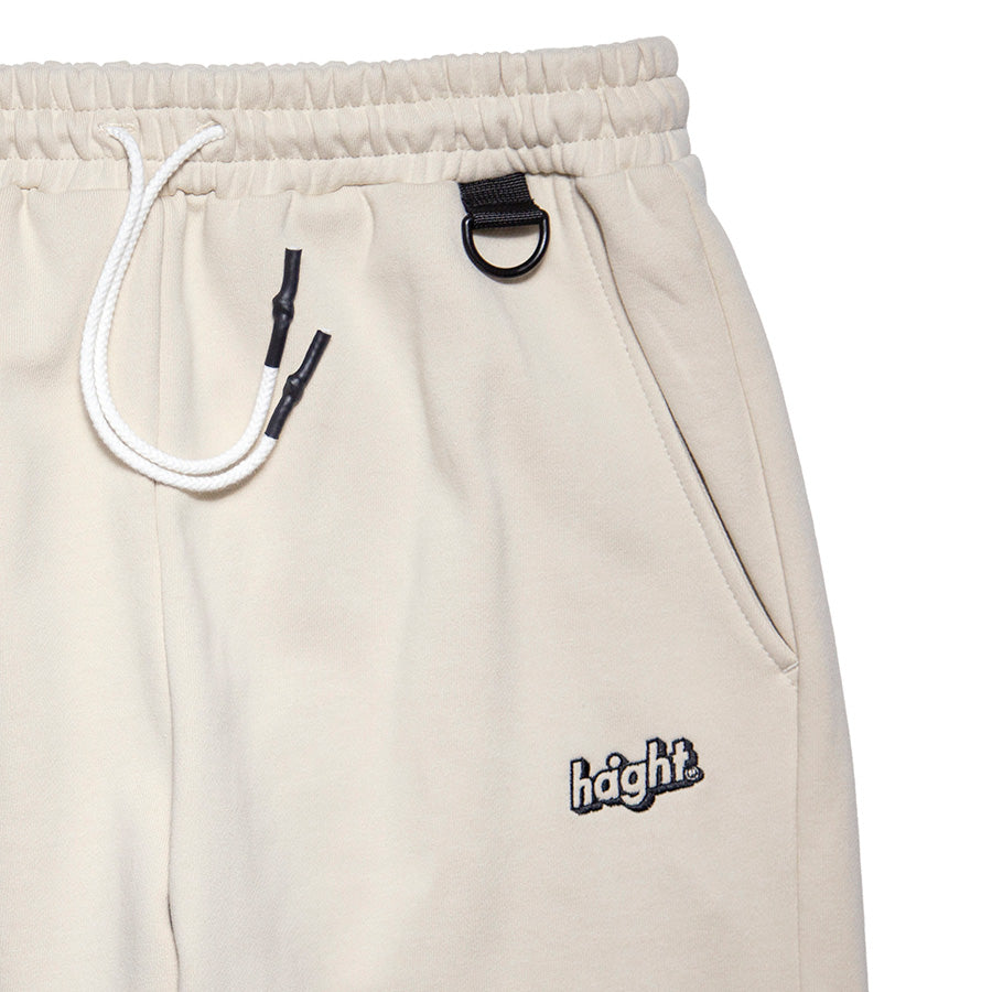 HAIGHT CORE LOGO SWEAT PANTS スウェットパンツ ナチュラル フロント上部 Dカン HTAW-265007