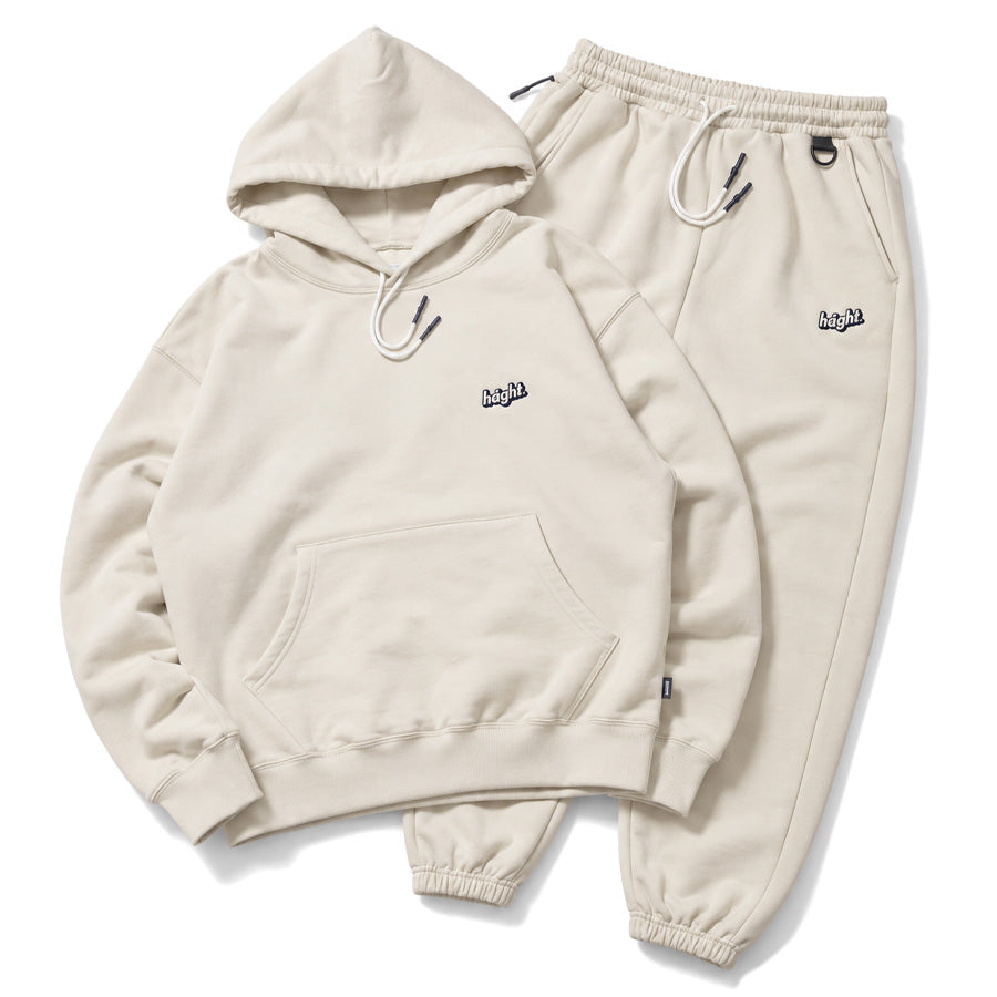 HAIGHT CORE LOGO SWEAT PANTS スウェットパンツ ナチュラル セットアップ 平置き HTAW-265007