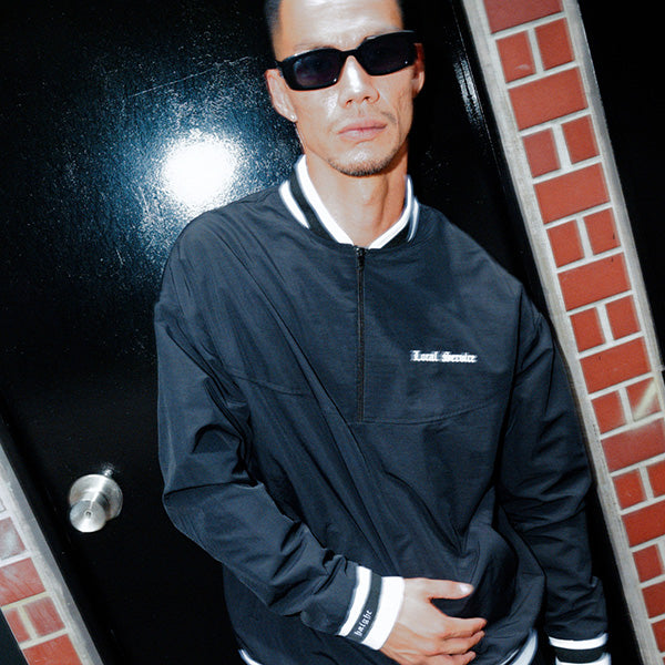 HAIGHT Nylon Half Zip Jacket ヘイト ハーフジップ ジャケット