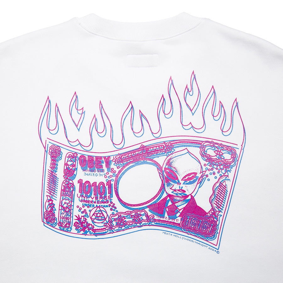 haight ヘイト　スウェット　XL HAIGHT ( ヘイト ) ALIEN BILL CREWNECK SWEAT スウェット