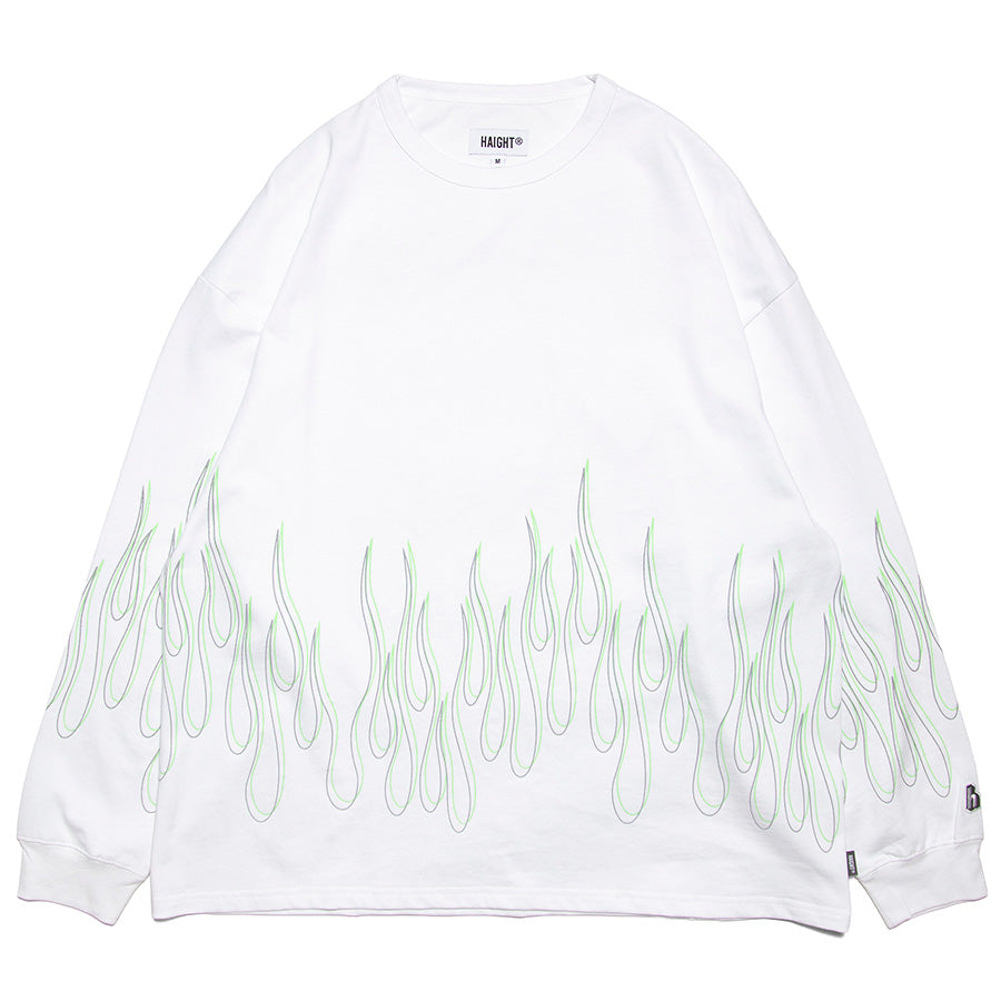 HAIGHT ( ヘイト ) FLAMES L/S Tee ロングスリーブ Tシャツ