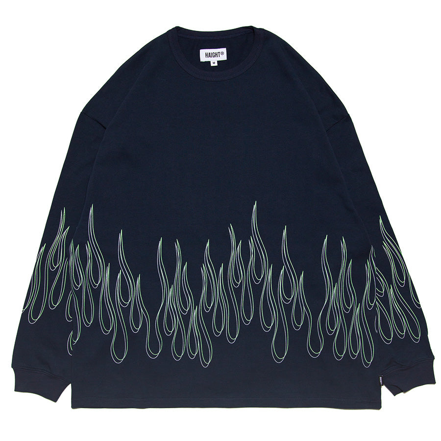 HAIGHT ( ヘイト ) FLAMES L/S Tee ロングスリーブ Tシャツ
