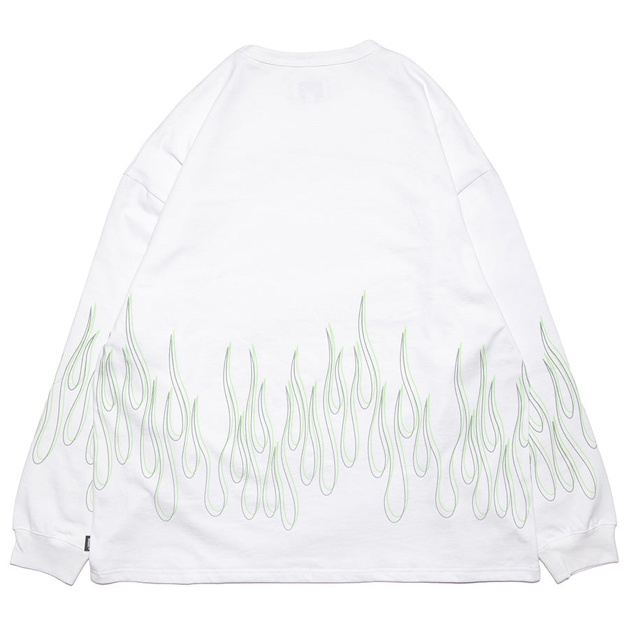HAIGHT ( ヘイト ) FLAMES L/S Tee ロングスリーブ Tシャツ