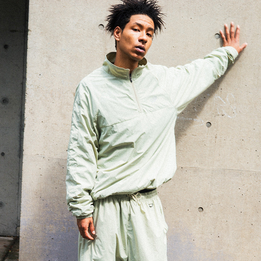 HAIGHT ( ヘイト ) RELAXING HALF ZIP JACKET ハーフジップ ナイロンジャケット