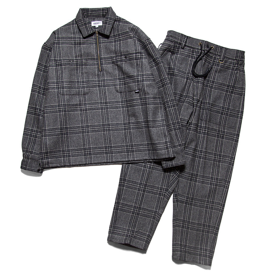HAIGHT ( ヘイト ) FLANNEL HALF ZIP SHIRT フランネル ハーフジップ シャツ