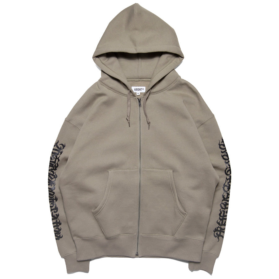 HIページ HAIGHT × CASPER ( ヘイト キャスパー ) FLAMES LOGO ZIP HOODIE