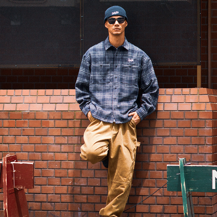 HAIGHT ( ヘイト ) CHECK FLANNEL SHIRT by Colin Stevens ネルシャツ