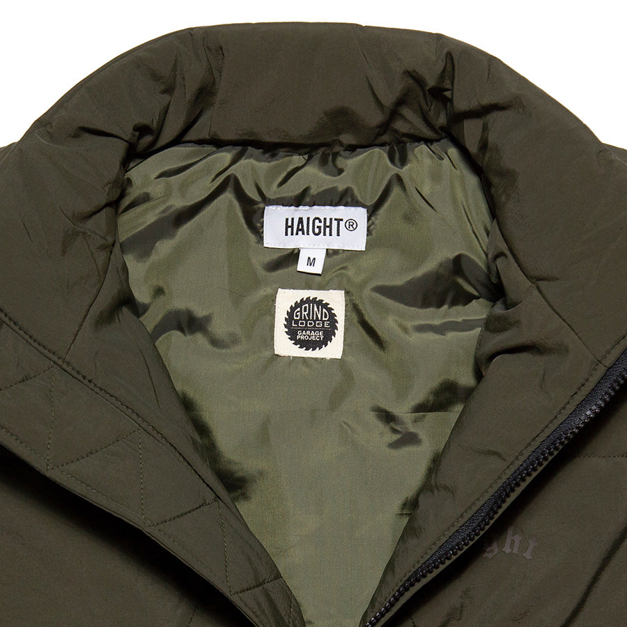 HAIGHT × GRINDLODGE ( ヘイト × グラインドロッヂ ) DELTA QUILT VEST キルティング ベスト