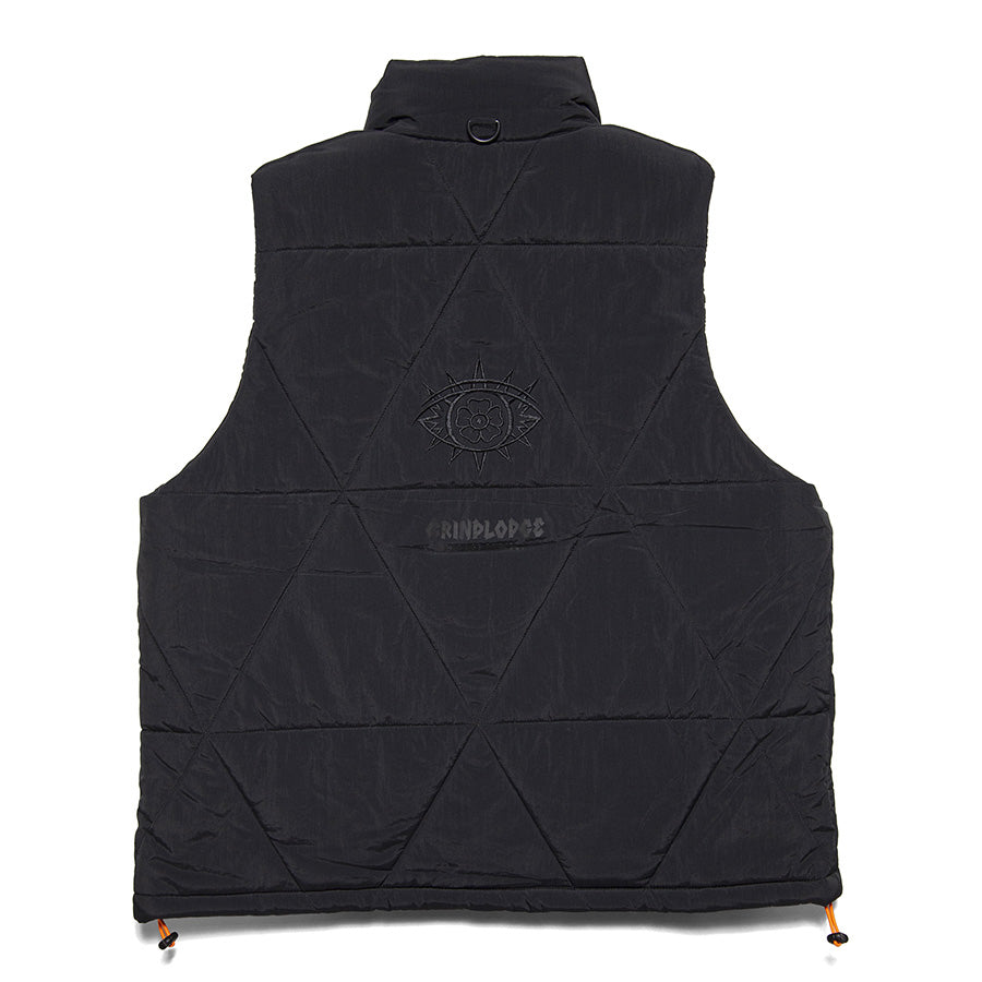 HAIGHT × GRINDLODGE ( ヘイト × グラインドロッヂ ) DELTA QUILT VEST キルティング ベスト