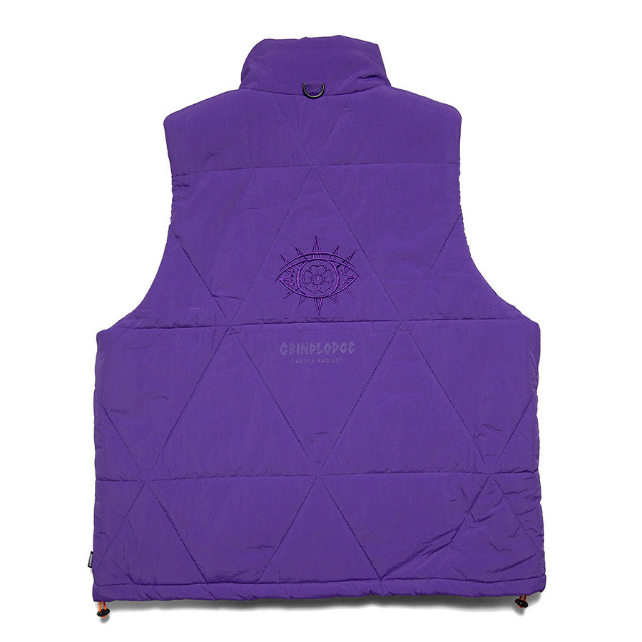 HAIGHT × GRINDLODGE ( ヘイト × グラインドロッヂ ) DELTA QUILT VEST キルティング ベスト
