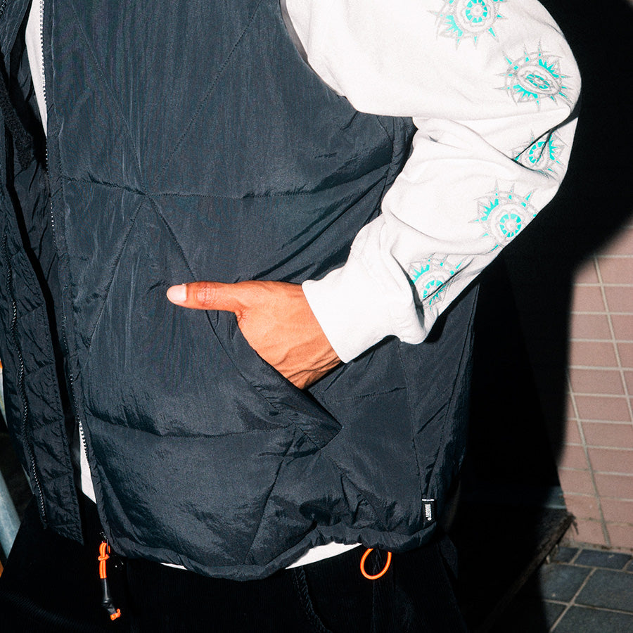 HAIGHT × GRINDLODGE ( ヘイト × グラインドロッヂ ) DELTA QUILT VEST キルティング ベスト