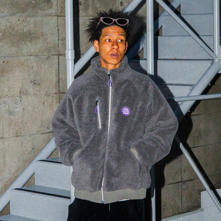 HAIGHT × GRINDLODGE ( ヘイト × グラインドロッヂ ) BOA JACKET ボア ジャケット