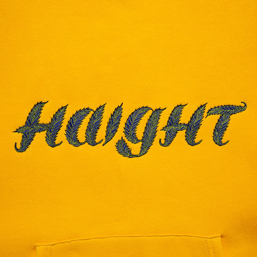 HAIGHT × GRINDLODGE ( ヘイト × グラインドロッヂ ) FRESH LEAF HOODIE スウェットパーカー