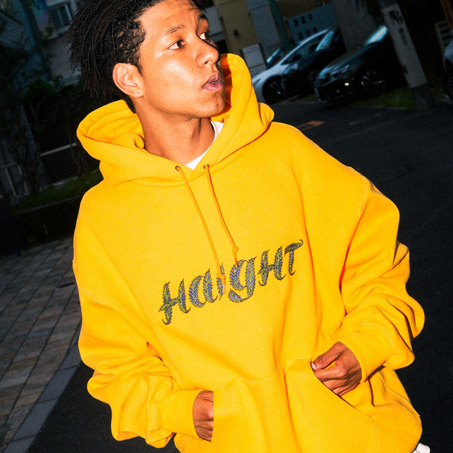 HAIGHT × GRINDLODGE ( ヘイト × グラインドロッヂ ) FRESH LEAF HOODIE スウェットパーカー