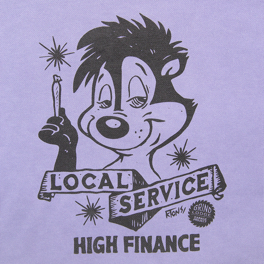 HAIGHT × GRINDLODGE ( ヘイト × グラインドロッヂ ) LOCAL SERVICE PIGMENT DYE SWEAT スウェット トレーナー