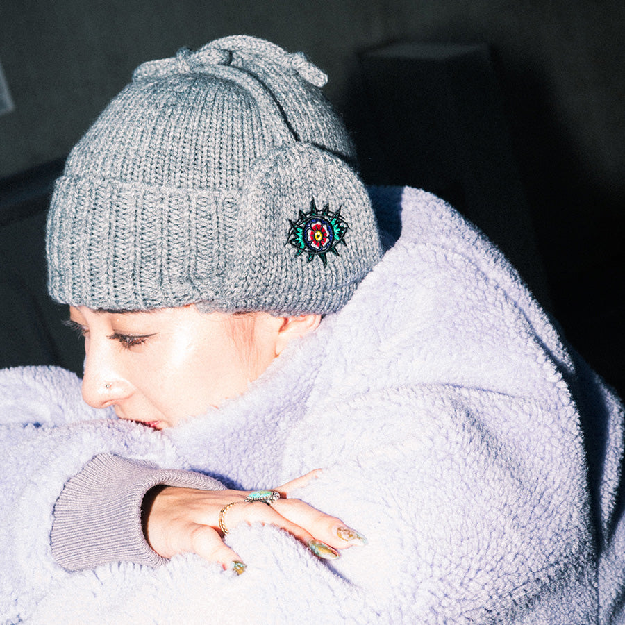 HAIGHT × GRINDLODGE ( ヘイト × グラインドロッヂ ) DOG EAR KNIT CAP ドッグイヤー ニットキャップ