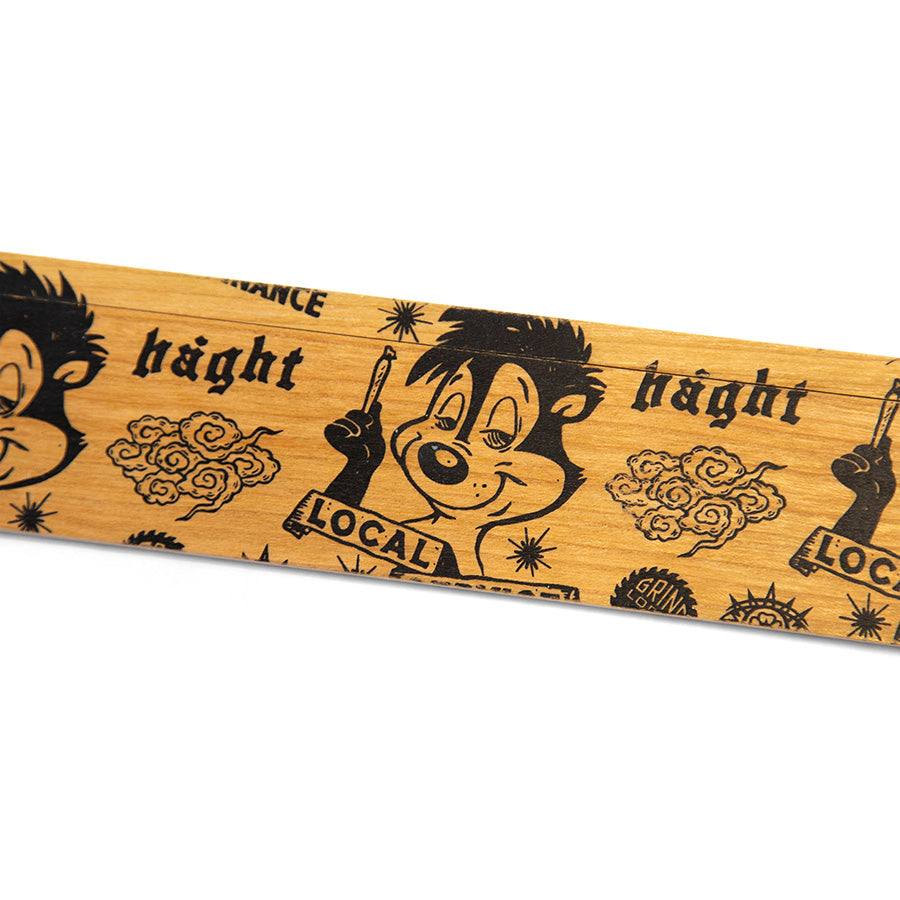HAIGHT × GRINDLODGE ( ヘイト × グラインドロッヂ ) WOODEN INCENSE TRAY お香立て