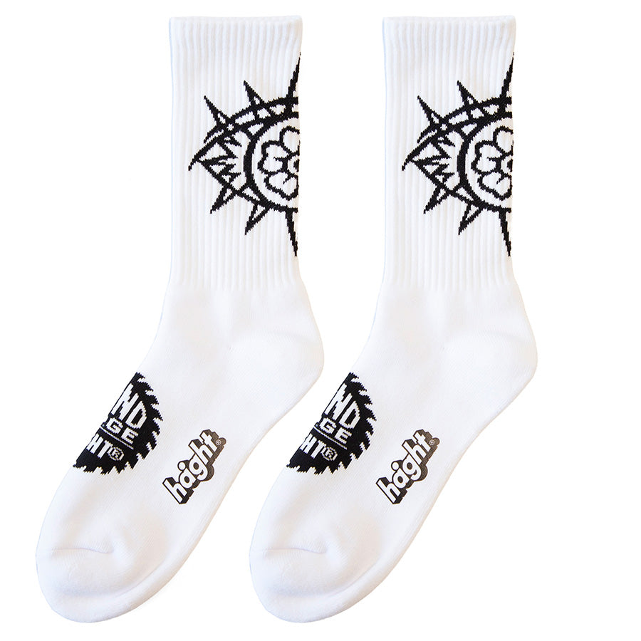 HAIGHT × GRINDLODGE ( ヘイト × グラインドロッヂ ) ALL SEEING EYE SOCKS ソックス 靴下
