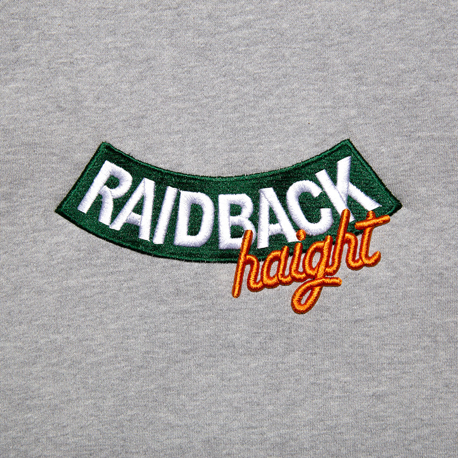 HAIGHT × raidback fabric ( ヘイト ) RAIDBACK ARCH LOGO HOODIE スウェット パーカー HTRB-253001
