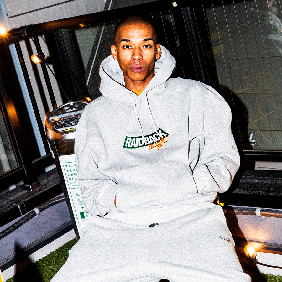 HAIGHT × raidback fabric ( ヘイト ) RAIDBACK ARCH LOGO HOODIE スウェット パーカー HTRB-253001