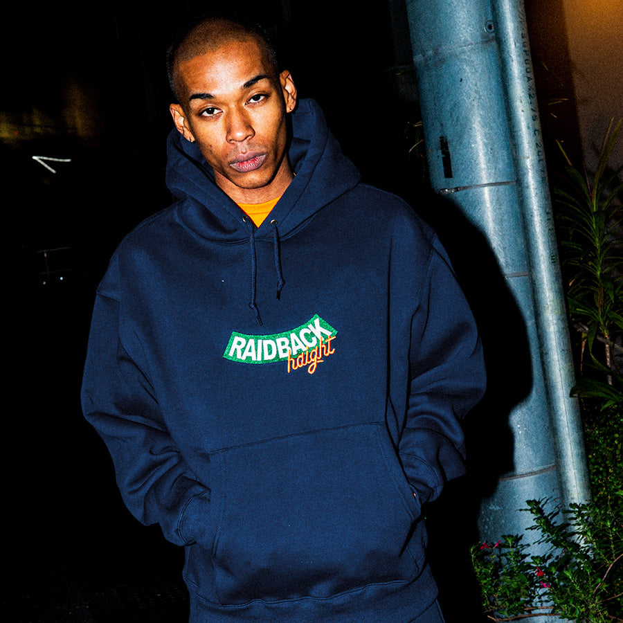 HAIGHT × raidback fabric RAIDBACK ARCH LOGO SWEAT PANTS HTRB