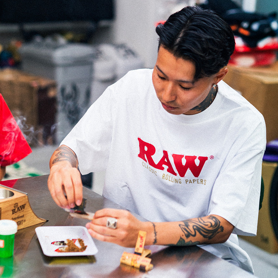 HAIGHT × RAW × INTERBREED ( ヘイト × ロウ × インターブリード ) CLASSIC LOGO Tee Tシャツ