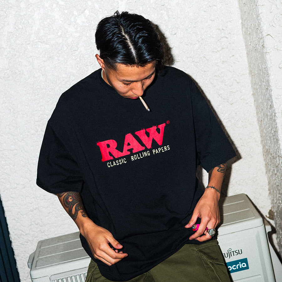 HAIGHT × RAW × INTERBREED ( ヘイト × ロウ × インターブリード ) CLASSIC LOGO Tee Tシャツ