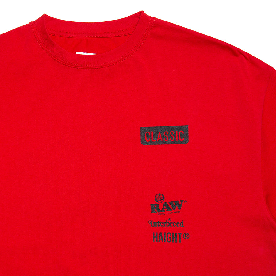 HAIGHT × RAW × INTERBREED ( ヘイト × ロウ × インターブリード ) ROLL UP Tee Tシャツ