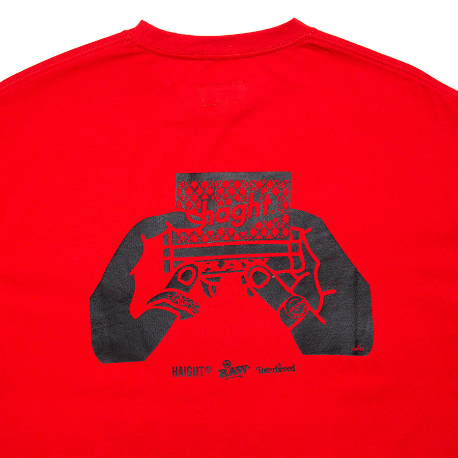 HAIGHT × RAW × INTERBREED ( ヘイト × ロウ × インターブリード ) ROLL UP Tee Tシャツ