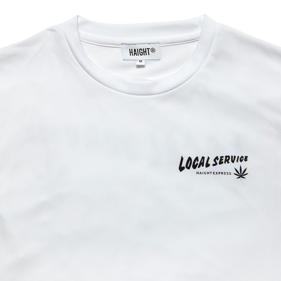HAIGHT ( ヘイト ) EXPRESS DRY LS Tee ドライ ロングスリーブTシャツ ホワイト HTSS-241012